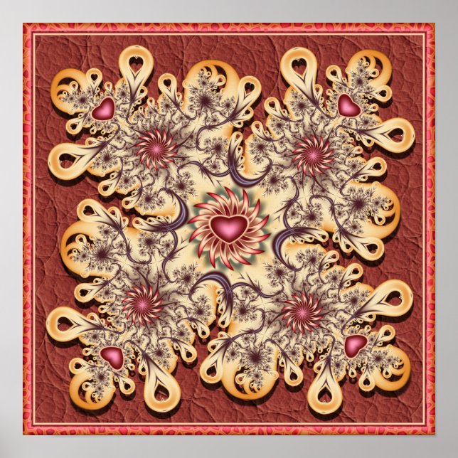 Heart Mandala Poster (Front)