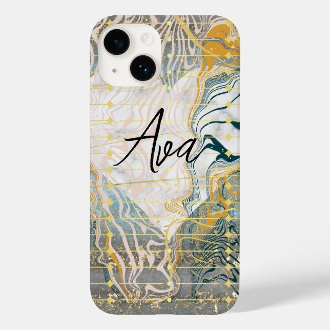 Heart & Marble  Case-Mate iPhone Case (Back)