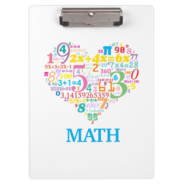Heart Math Clipboard (Front)