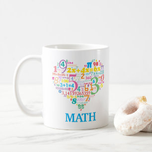 Heart Math Coffee Mug