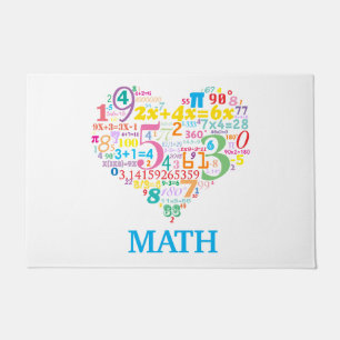 Heart Math Doormat