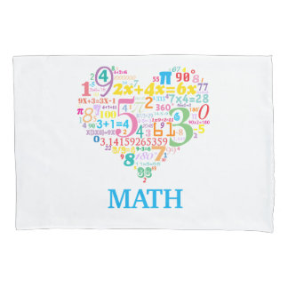 Heart Math Pillowcase