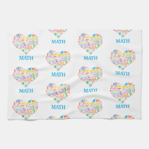 Heart Math Tea Towel