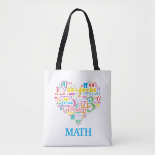 Heart Math Tote Bag