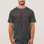 Heart mathematical function 4 T-Shirt<br><div class="desc">Heart mathematical function 4 .Check out our Math t shirts selection for the very best in unique or custom,  handmade pieces from our clothing shops.</div>