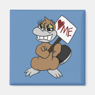 Heart-Me Platypi Magnet