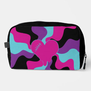 Heart Melt - Pink, Purple, Blue and Black Dopp Kit