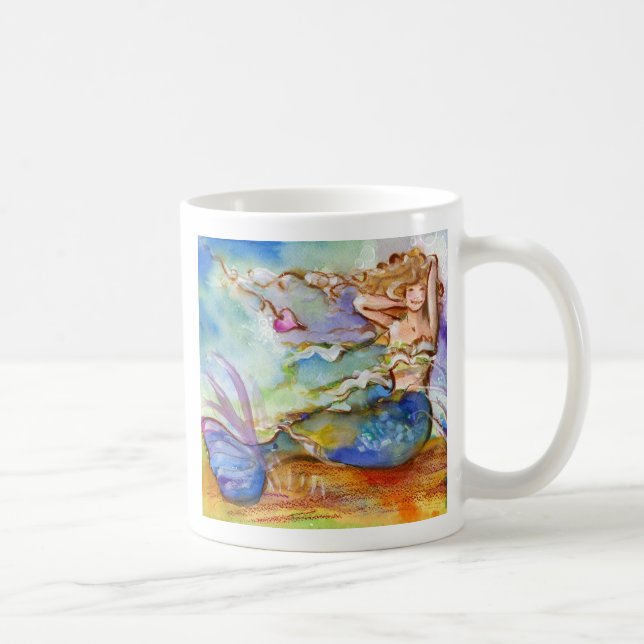 Heart Mermaid Coffee Mug (Right)