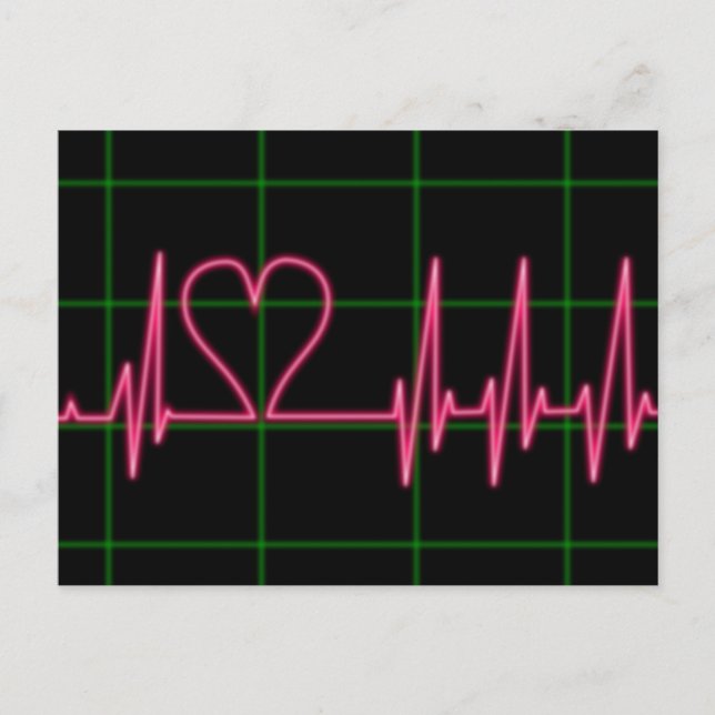 Heart Monitor Postcard (Front)