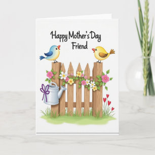 Heart Mothers Day Garden Card