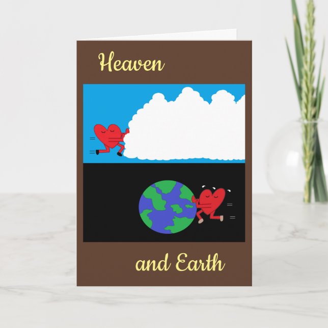 Heart Moves Heaven and Earth Card (Front)