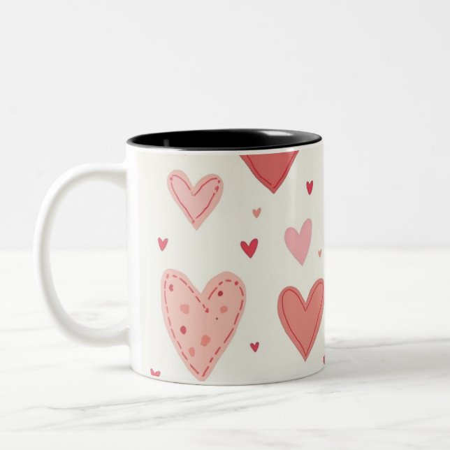 heart mug cup (Left)