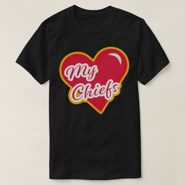 Heart My Kansas City Chiefs T-Shirt (Design Front)