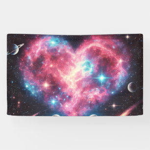 Heart Nebula Space Banner