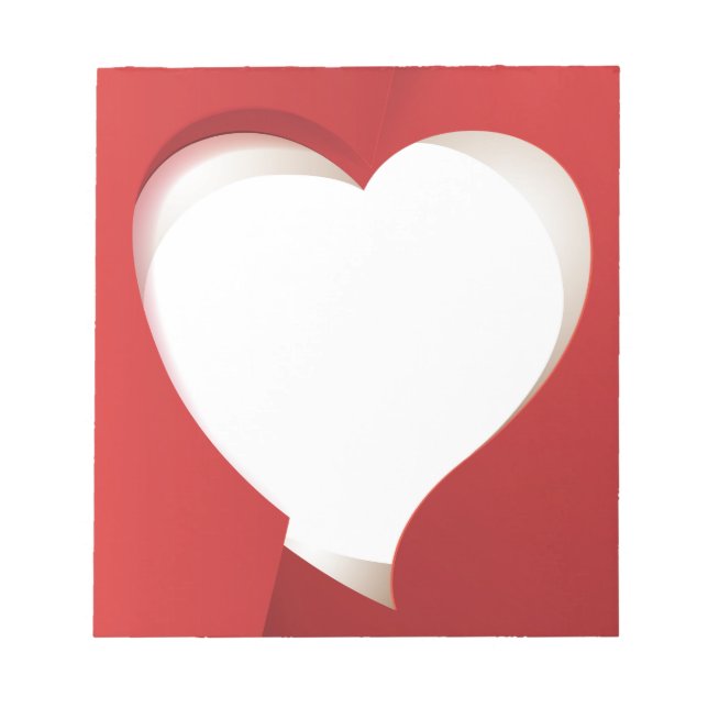 Heart Note 5.5 x 6 Notepad (Front)