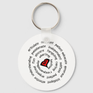 heart nurse copy key ring