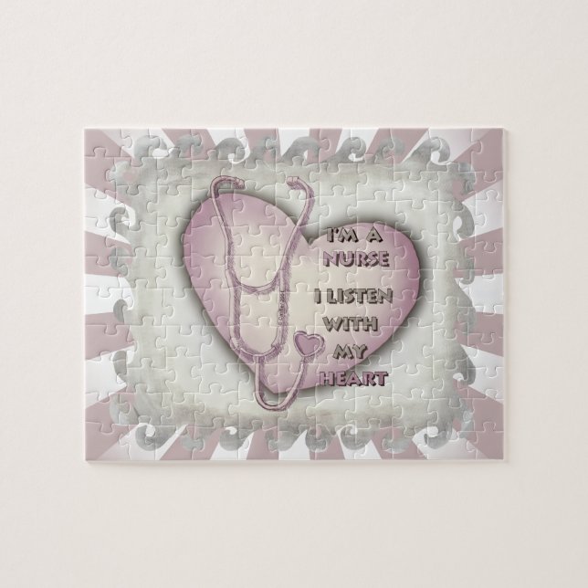 Heart nurse jigsaw puzzle (Horizontal)