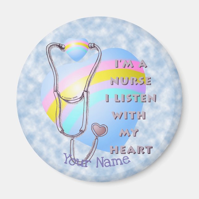 Heart nurse magnet (Front)