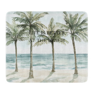 Heart Ocean Beach  Cutting Board