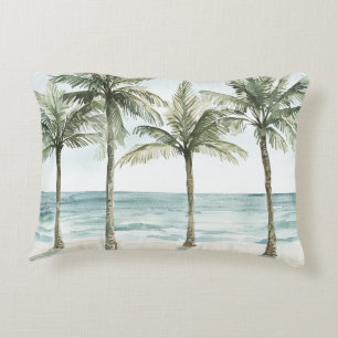 Heart Ocean Beach  Decorative Cushion