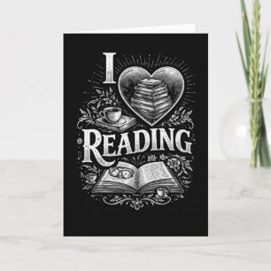 Heart of a Book Lover Holiday Card