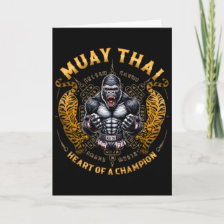 Heart Of A Champion - Kickboxing And Muay Thai Ang Card