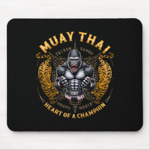 Heart Of A Champion - Kickboxing And Muay Thai Ang Mouse Pad