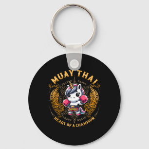 Heart Of A Champion - Kickboxing And Muay Thai Cut Key Ring
