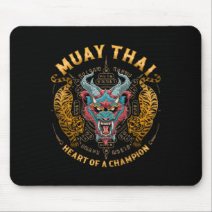 Heart Of A Champion - Kickboxing And Muay Thai Dem Mouse Pad