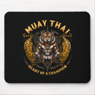 Heart Of A Champion - Kickboxing And Muay Thai Fem Mouse Pad