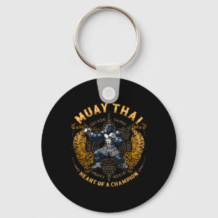 Heart Of A Champion - Kickboxing And Muay Thai Gor Key Ring