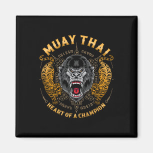 Heart Of A Champion - Kickboxing And Muay Thai Gor Magnet