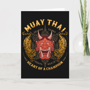 Heart Of A Champion - Kickboxing And Muay Thai Oni Card