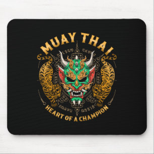 Heart Of A Champion - Kickboxing And Muay Thai Oni Mouse Pad