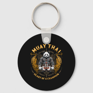 Heart Of A Champion - Kickboxing And Muay Thai Pan Key Ring