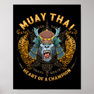 Heart Of A Champion - Kickboxing And Muay Thai Sam Poster