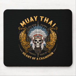 Heart Of A Champion - Kickboxing And Muay Thai Ske Mouse Pad