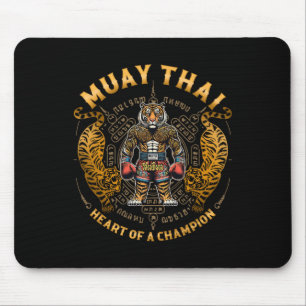Heart Of A Champion - Kickboxing And Muay Thai Tig Mouse Pad
