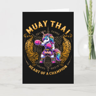 Heart Of A Champion - Kickboxing And Muay Thai Uni Card