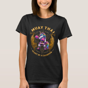 Heart Of A Champion - Kickboxing And Muay Thai Uni T-Shirt