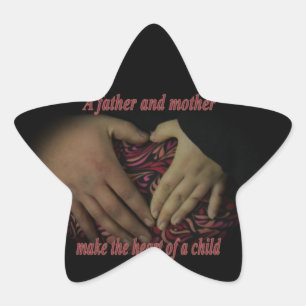 Heart of a child star sticker