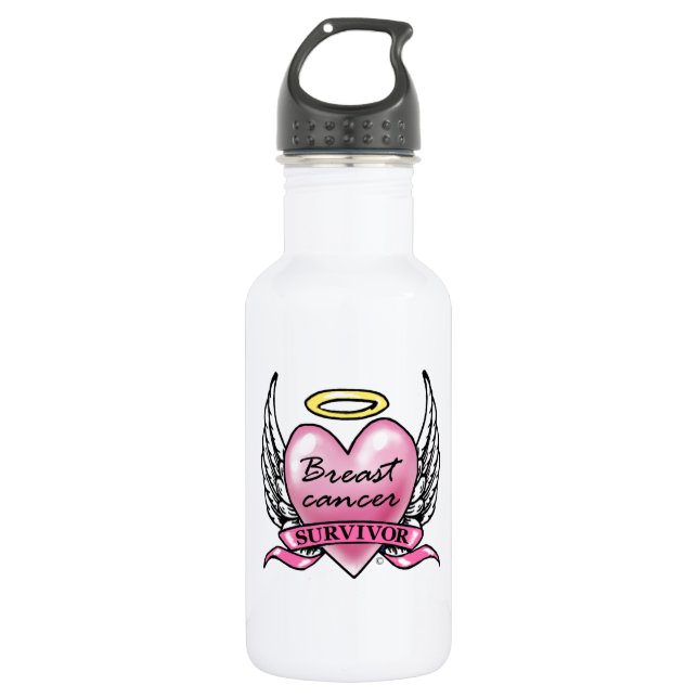 Heart of a Survivor 532 Ml Water Bottle (Front)