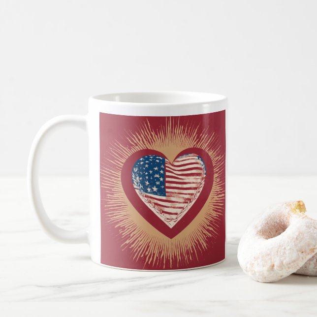  Heart of America Mug (With Donut)