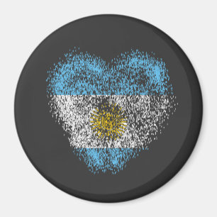 Heart of Argentina Magnet