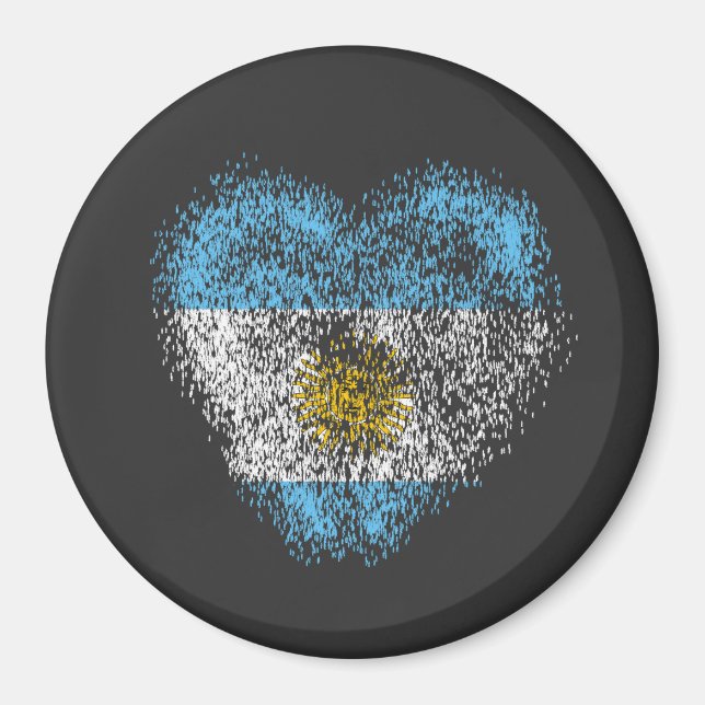 Heart of Argentina Magnet (Front)