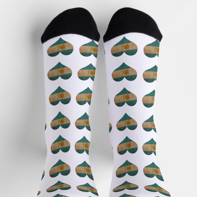 Heart of Argentina Socks (Top)
