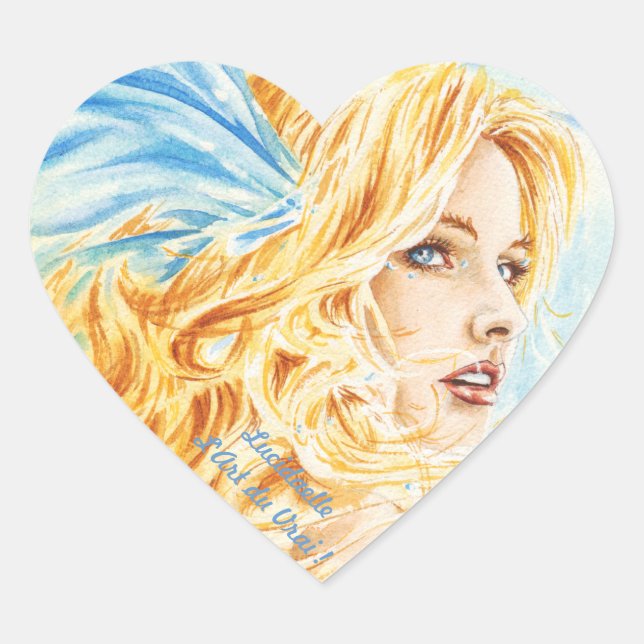 "Heart of Aurore" stickers (Front)