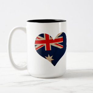 Heart of Australia Two-Tone Coffee Mug