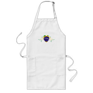 Heart of Brazil Long Apron