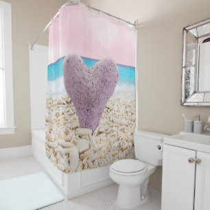 Heart of Curacao 2 Shower Curtain